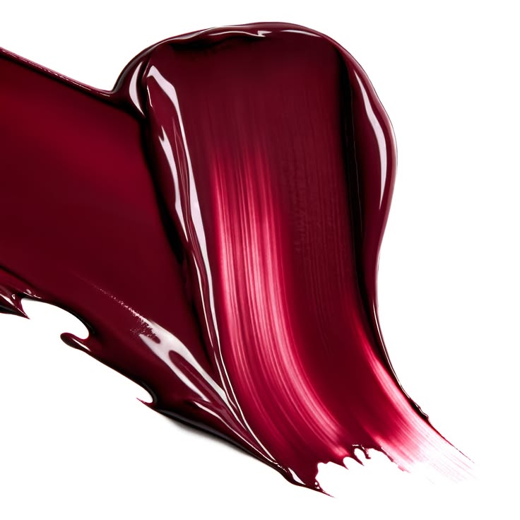 Glossy prune cosmetic texture
